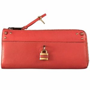 Chloe Paddington Leather Continental Zippy Wallet